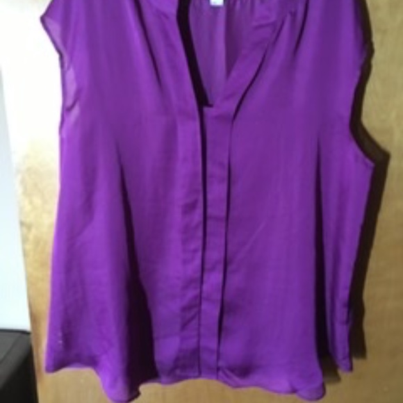 Coldwater Creek Vibrant Purple Blouse - Picture 2 of 3
